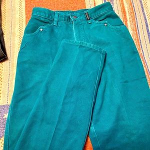 Vintage teal green Rockies size 28 34”inseam